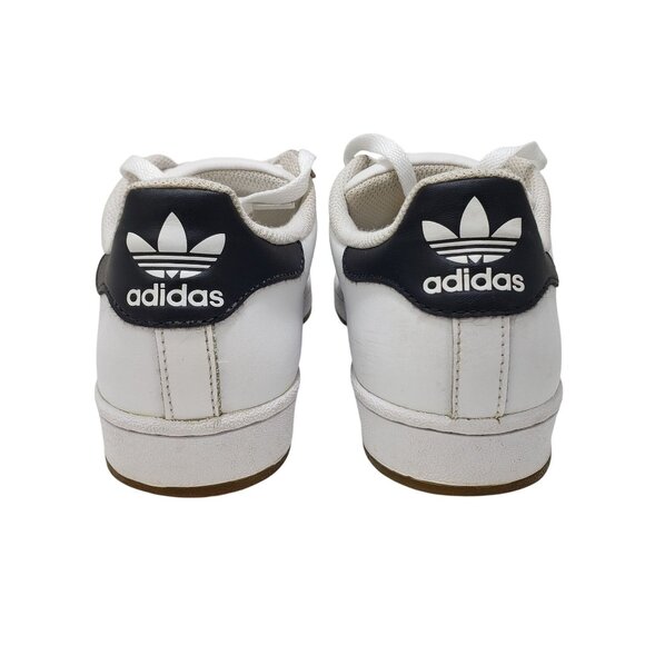 Adidas Originals Superstar White & Black Low-Top Sneakers Men's Size 7 - Picture 4 of 9